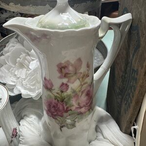 Bavaria Floral Porcelain Tea pot  1940’s